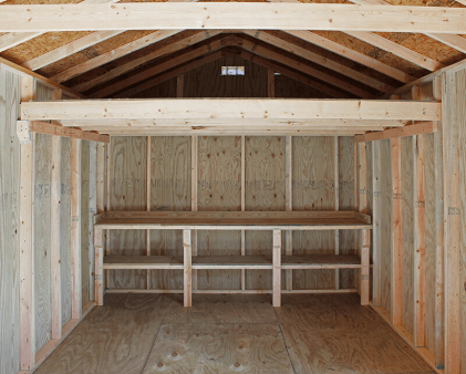 Workbench With Shelf